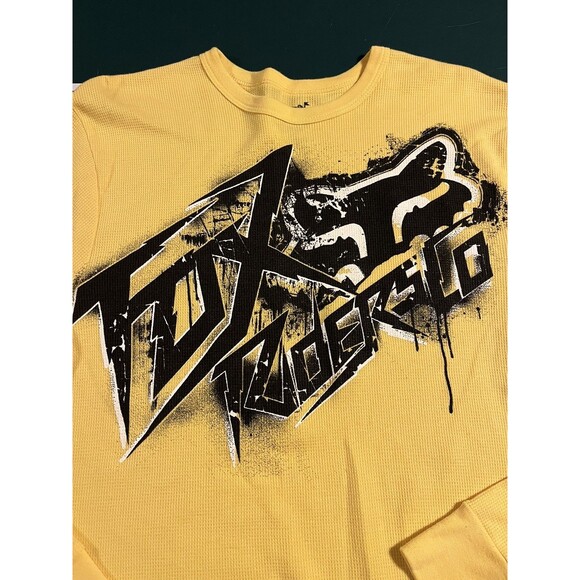 FOX Racing Riders Co Motorcycle Long Sleeve Waffle Thermal Shirt LARGE - Picture 1 of 7